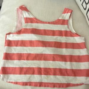 Zara tank with crop twist to back size 6